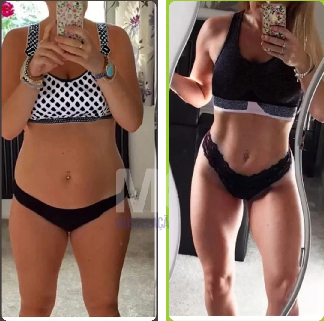 Transformação real em 92 dias - antes e depois