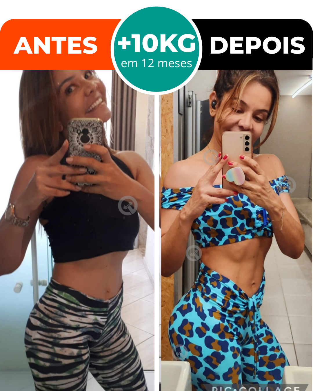 Andrea Miranda - foi do 38 para 42 e perdeu 4cm de barriga