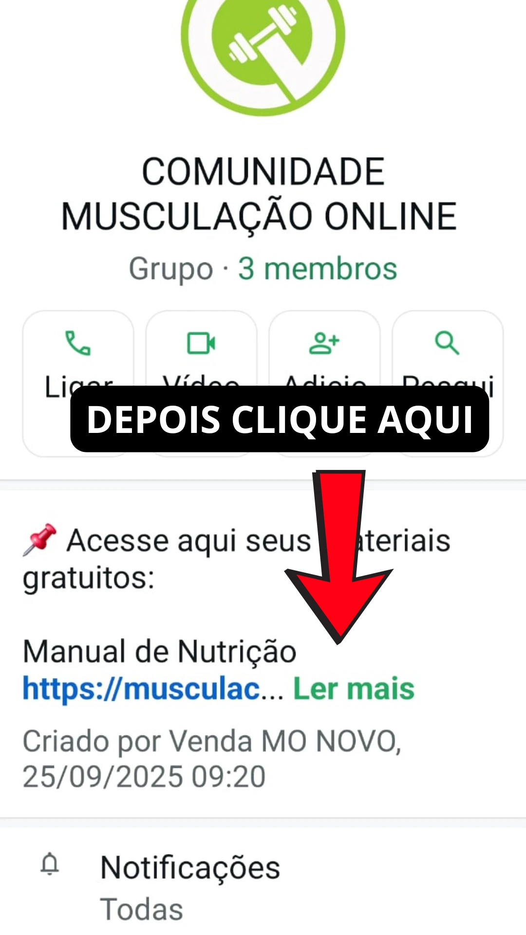 Passo 2 - Participar do grupo