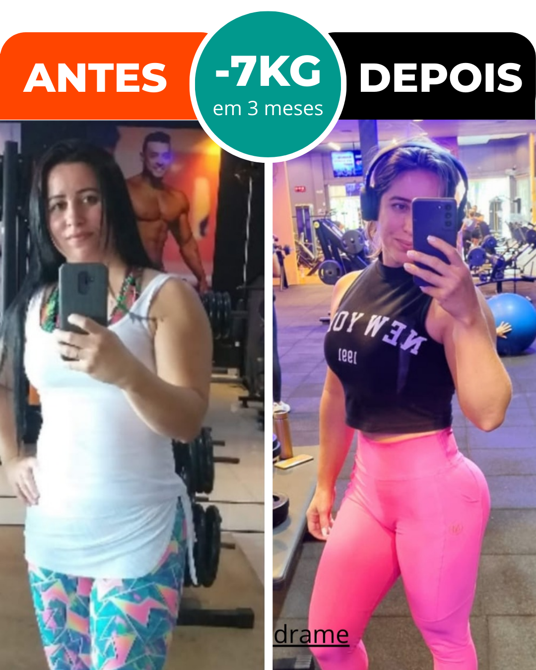 Célia - perdeu barriga e ganhou 6cm de bumbum